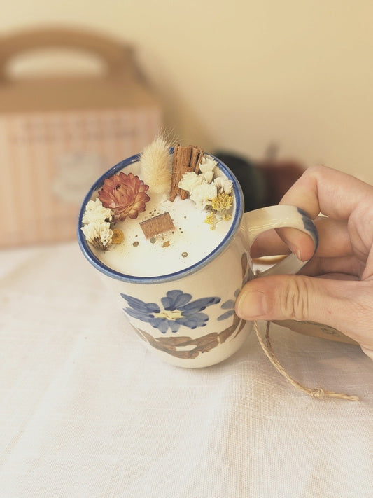 Bougie Hermione - Speculoos - Moyen Format
