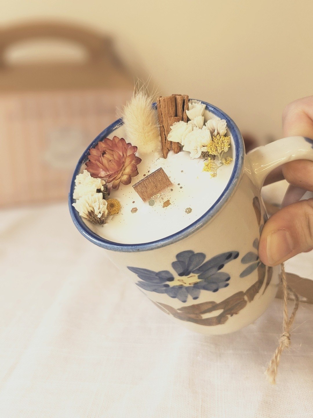Bougie Hermione - Speculoos - Moyen Format